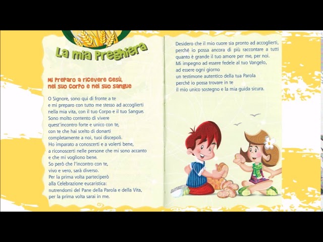 Preghiere Prima Della Comunione Intenzioni di preghiera per prima comunione - Parrocchia San Giuseppe