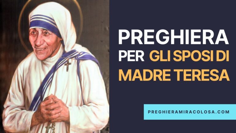 Madre teresa di calcutta preghiera per gli sposi - Parrocchia San