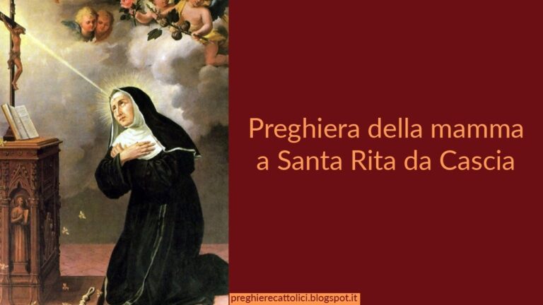 Preghiera a santa rita per mamma in attesa - Parrocchia San Giuseppe