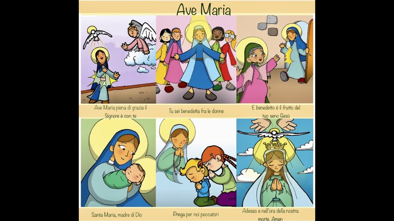 La Preghiera Di Ave Maria Preghiera ave maria spiegata ai bambini - Parrocchia San Giuseppe