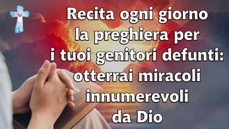 Preghiera per i genitori dei cresimandi - Parrocchia San Giuseppe