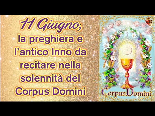 Preghiera Per Il Corpus Domini